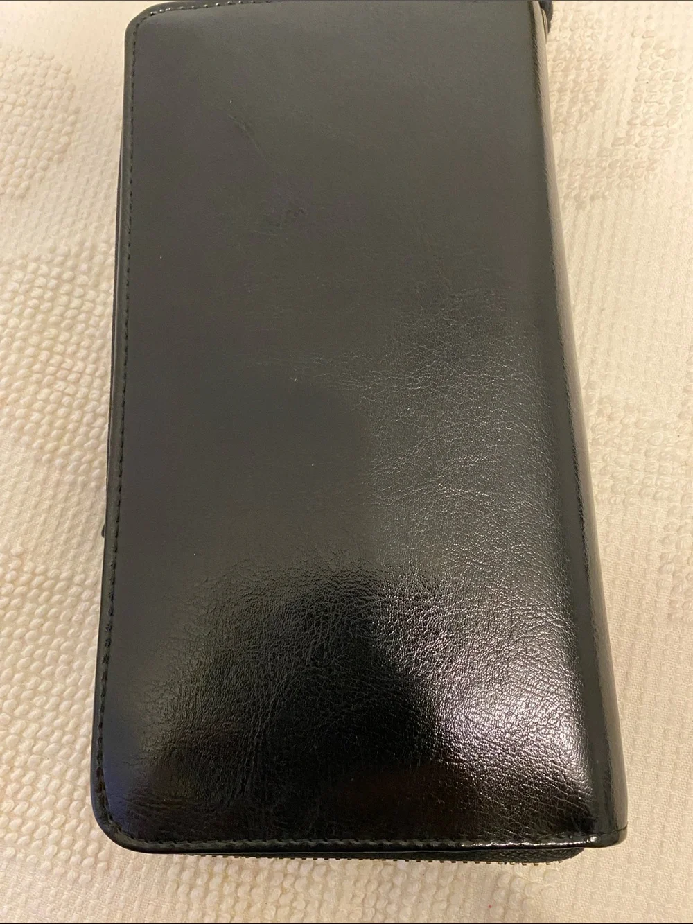 Sendefn black leather